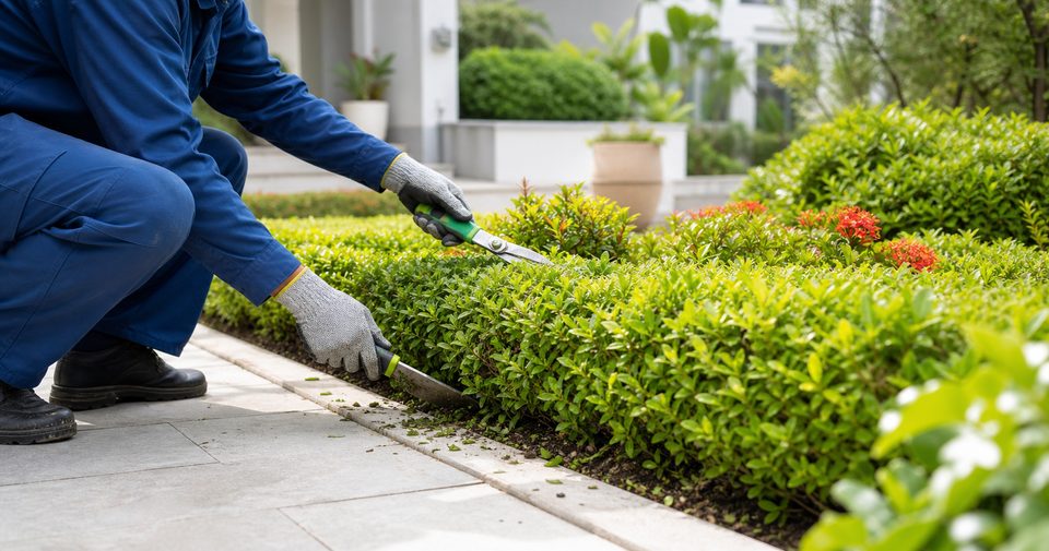 Manutenção profissional de jardim